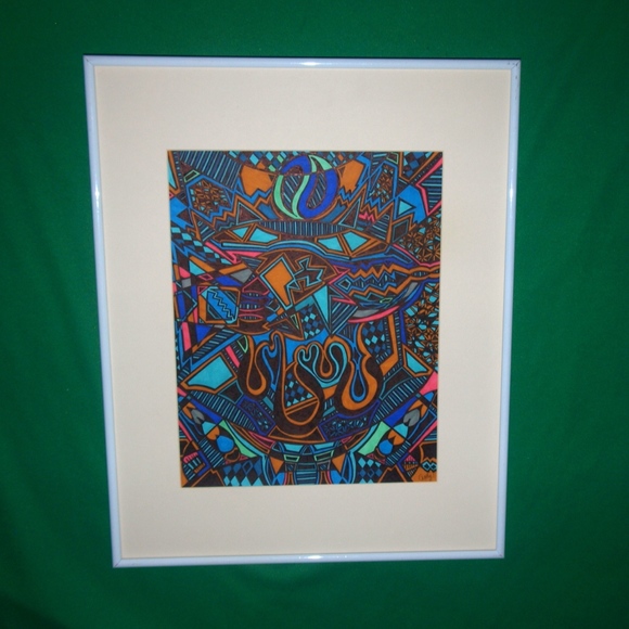 Success by Cathy Original Art Framed Abstract Art - Picture 3 of 7
